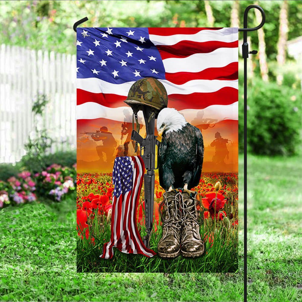 U.S. Veteran. We Will Never Forget Memorial Flag TPT29F