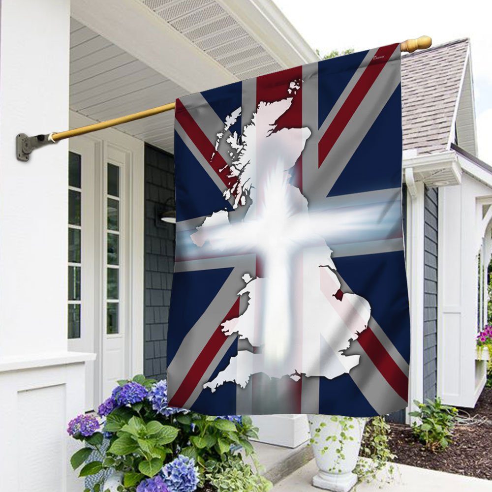 UK Flag Christian Cross DDH2831F