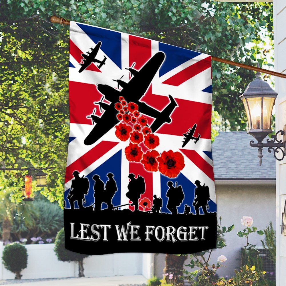 UK Veteran Flag Lest We Forget MLH2090F