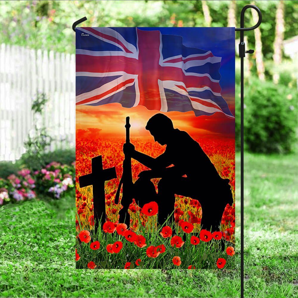 UK Veteran Flag Lest We Forget NTT73F