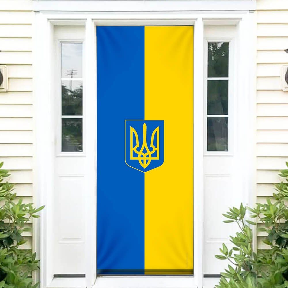 Ukraine Door Cover Stand With Ukraine NNT600D