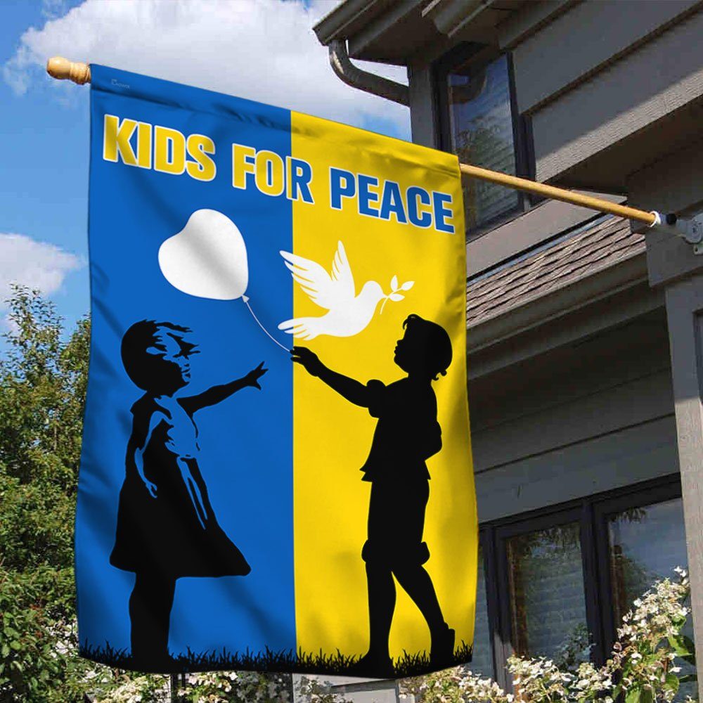 Ukraine Flag, Kids For Peace TQN34F