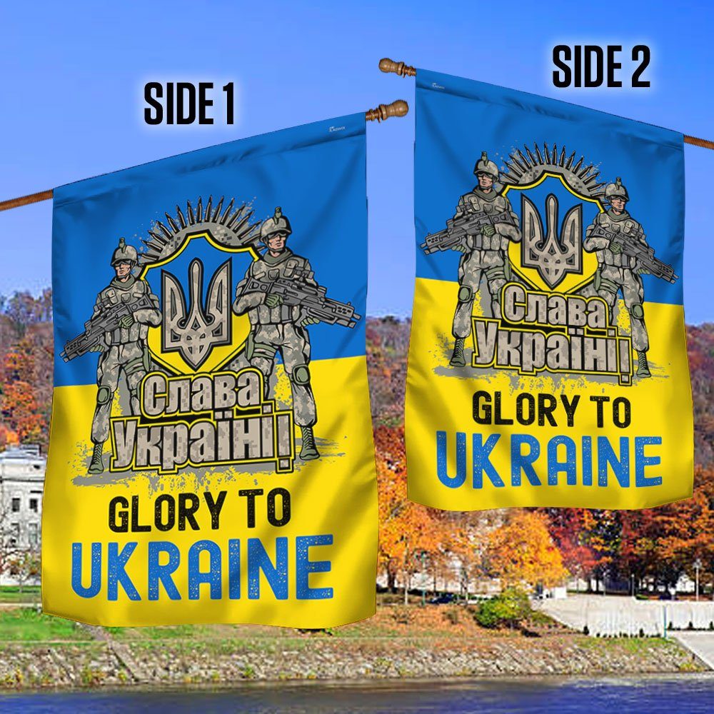 Ukraine Flag Glory To Ukraine TQN610F