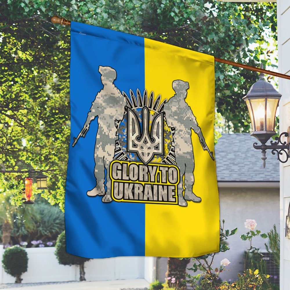 Ukraine Flag Glory To Ukranie BNN85F