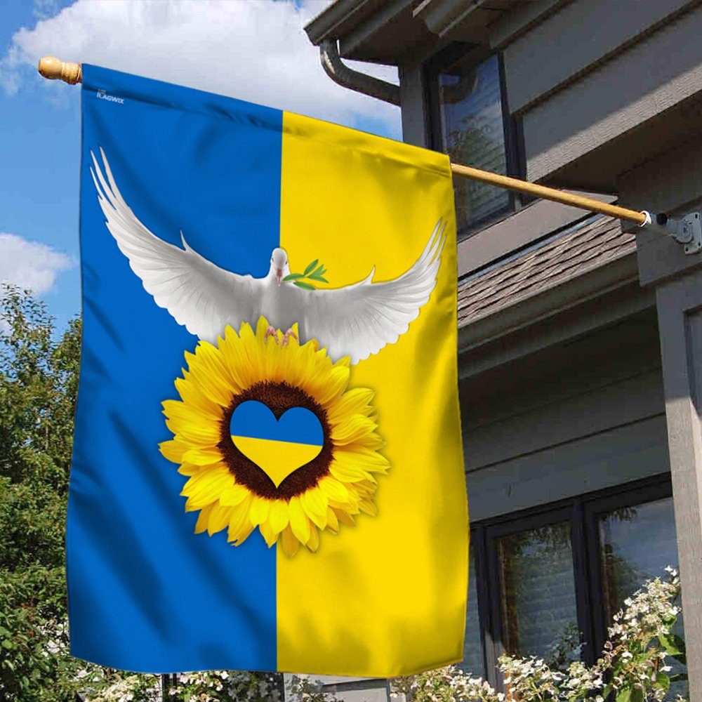 Ukraine Flag Make Peace Not War BNN10F