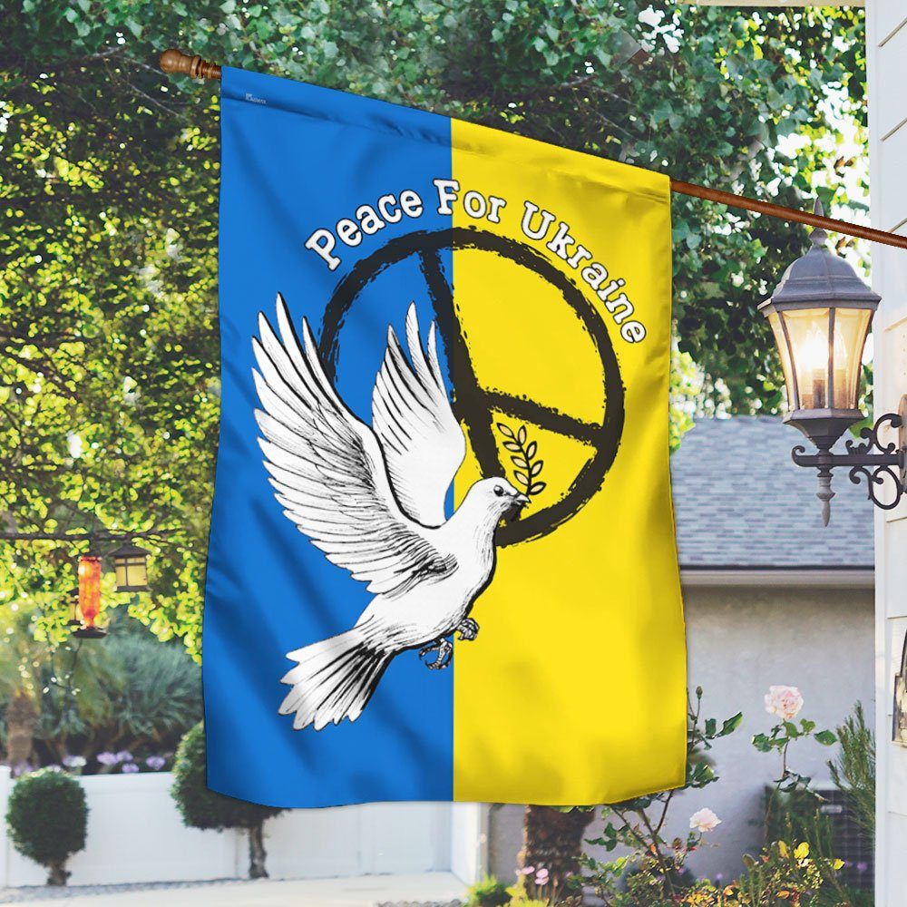 Ukraine Flag Peace For Ukraine Pray For Ukraine LNT55F