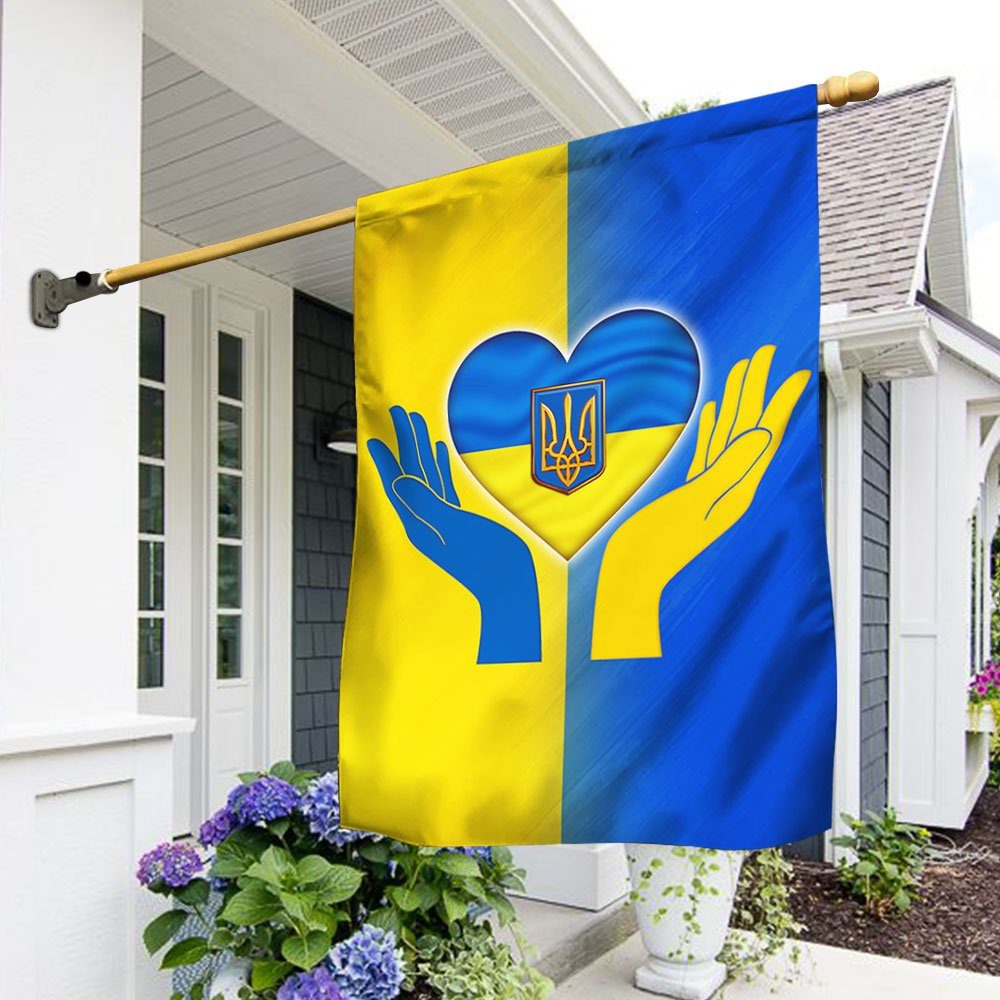 Ukraine Flag Peace Ukraine Flag QTR26F