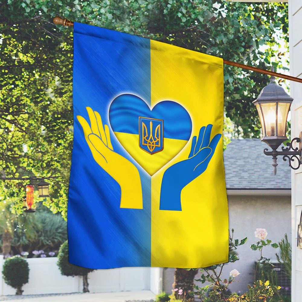 Ukraine Flag Peace Ukraine Flag QTR26F