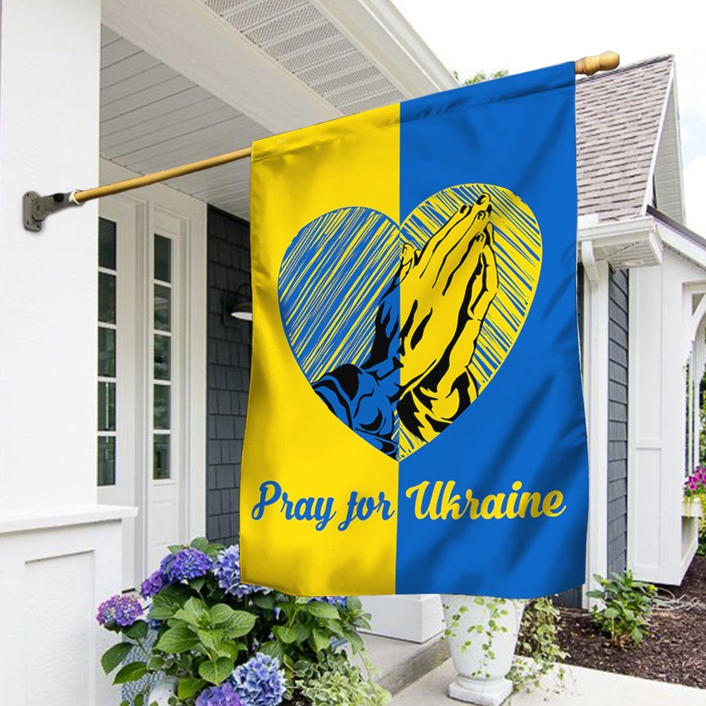 Ukraine Flag Pray For Ukraine BNT583F