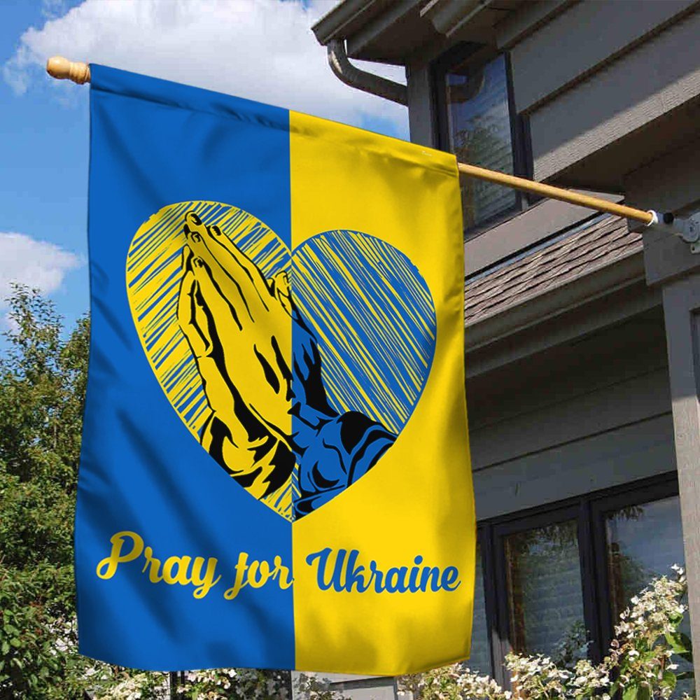 Ukraine Flag Pray For Ukraine BNT583F