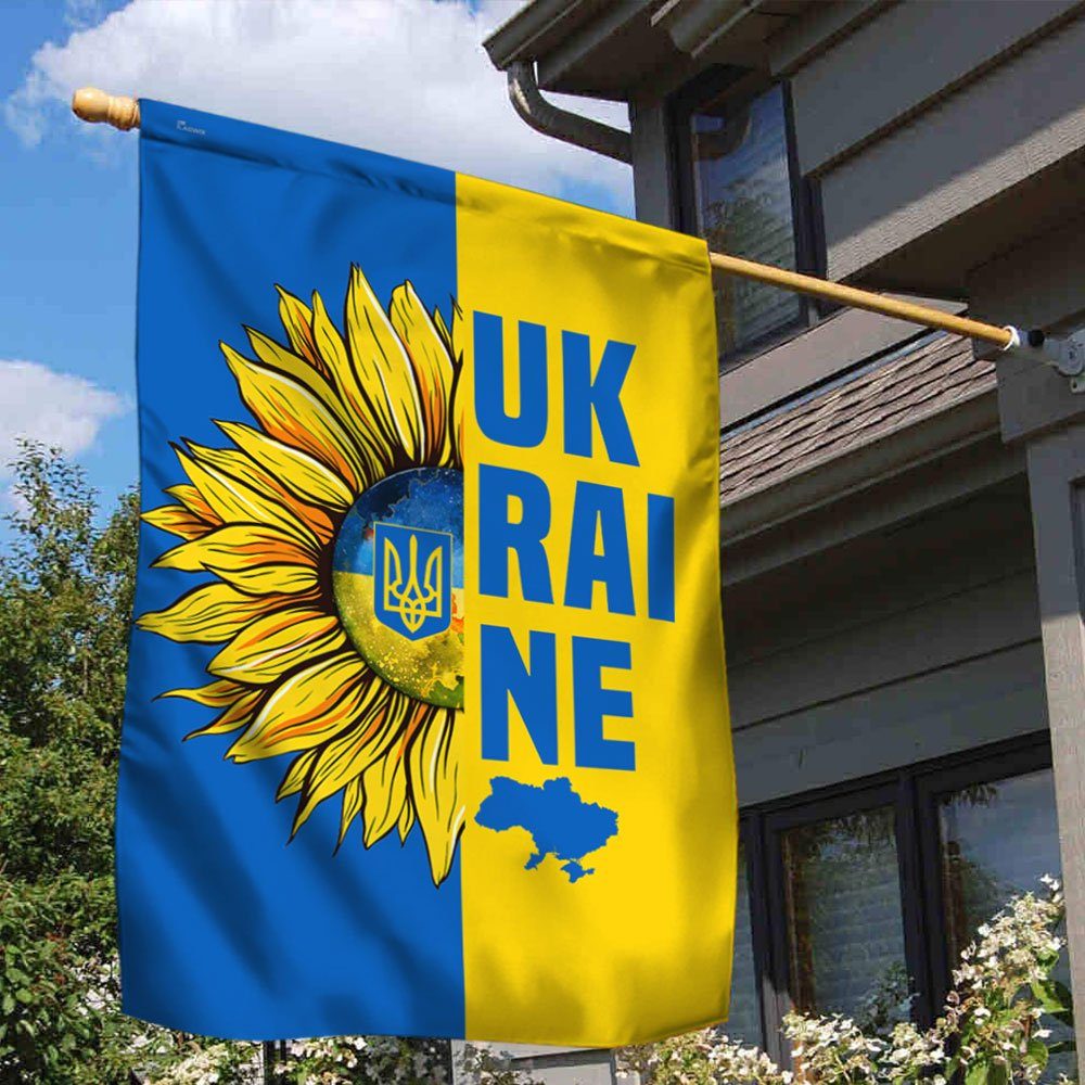 Ukraine Peace Sunflower Flag DDH3385Fv1