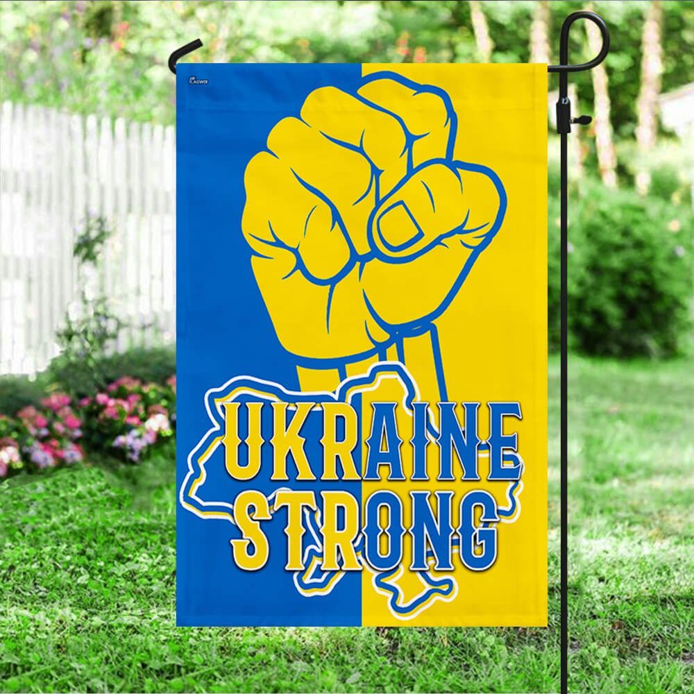 Ukraine Strong Flag I stand With Ukraine NNT424F