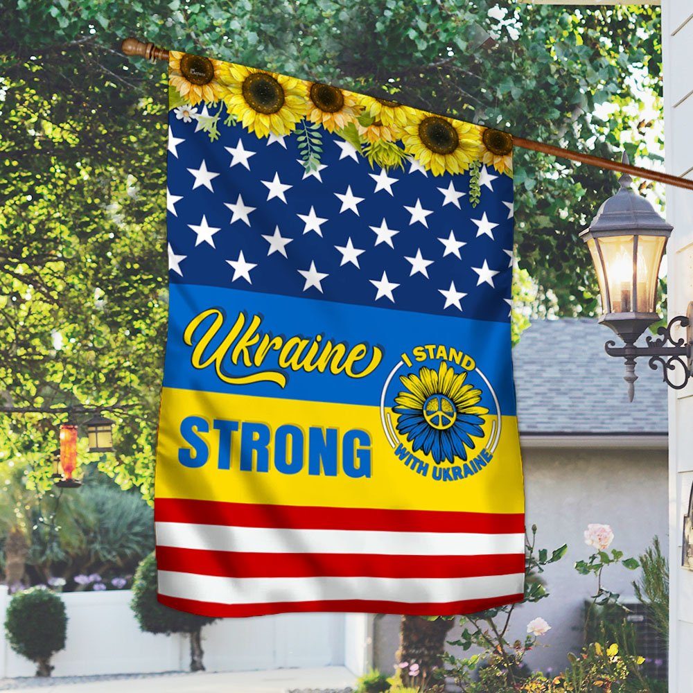 Ukraine Strong Sunflower Ukrainian Flag Peace For Ukraine Stand With Ukraine Pray For Ukraine MLH2283F