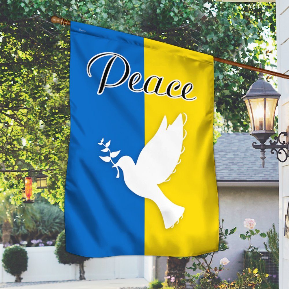 Ukrainian Flag Peace Ukraine Dove Flag TRV1891F