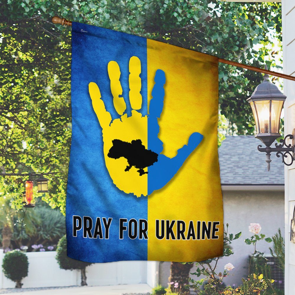 Ukrainian Flag Pray for Ukraine Flag TRV1967F