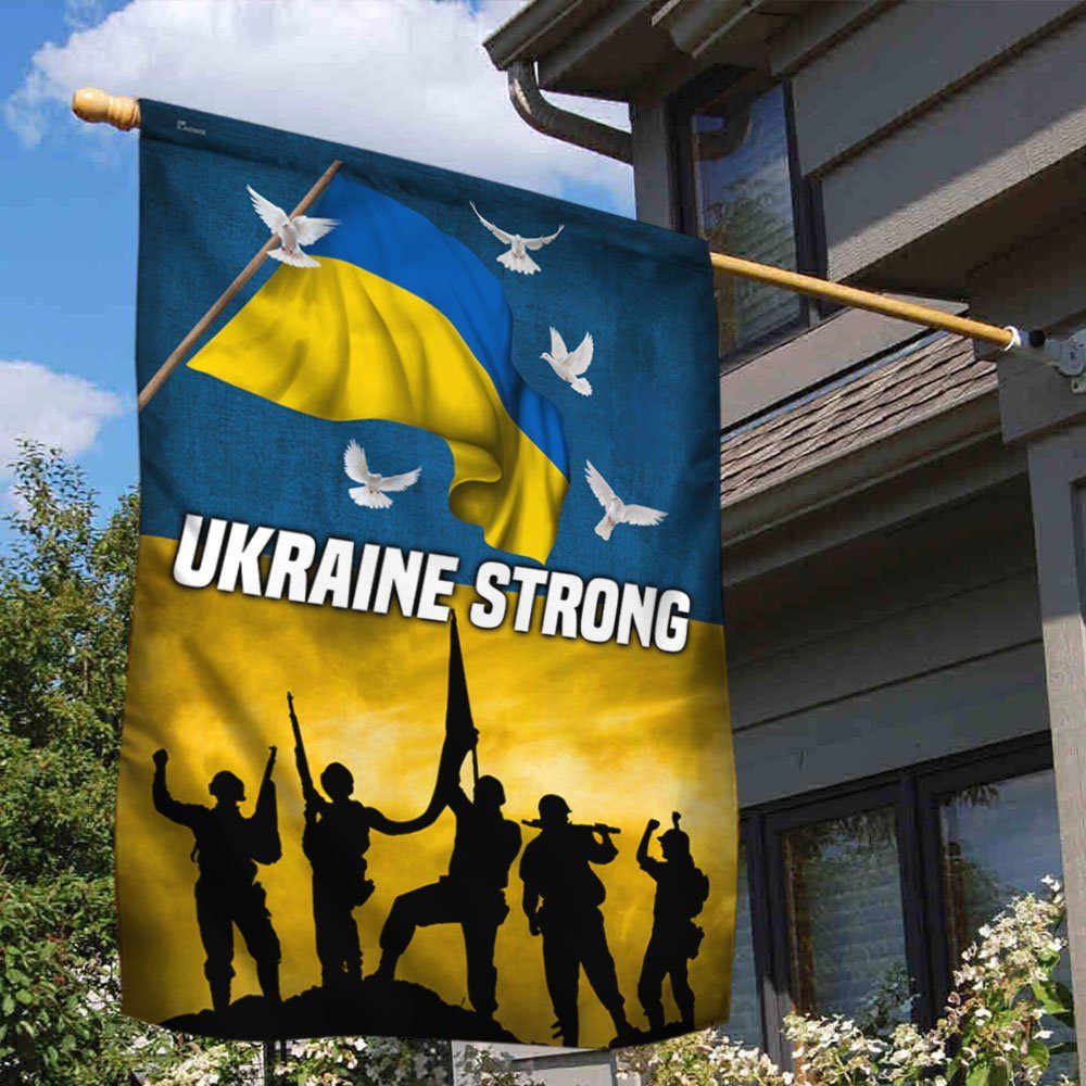 Ukrainian Soldier Flag Ukraine Strong DDH3473F