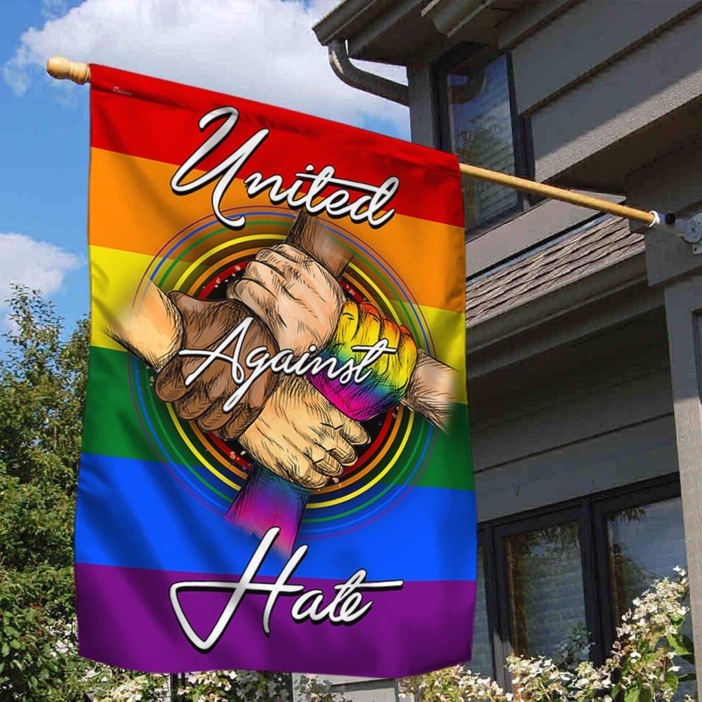 United Against Hate LGBT Flag THH3834F