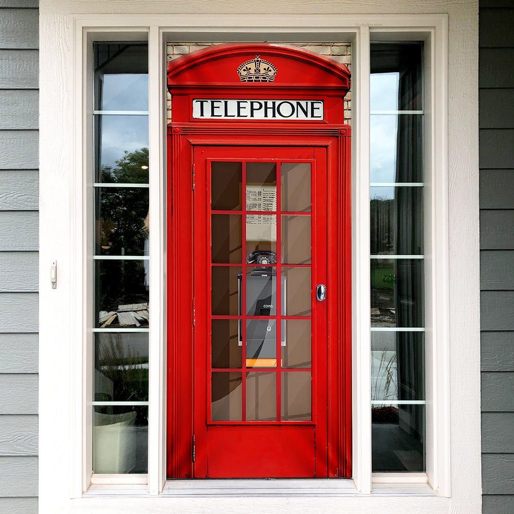 United Kingdom Red Telephone Box Door Cover LNT569D