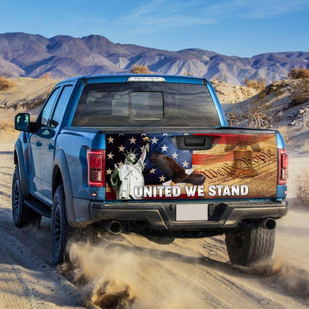 United We Stand Truck Tailgate Decal Sticker Wrap