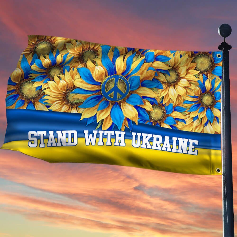 US Ukraine Flag Stand With Ukraine. Ukraine Strong Flag NNT479GF