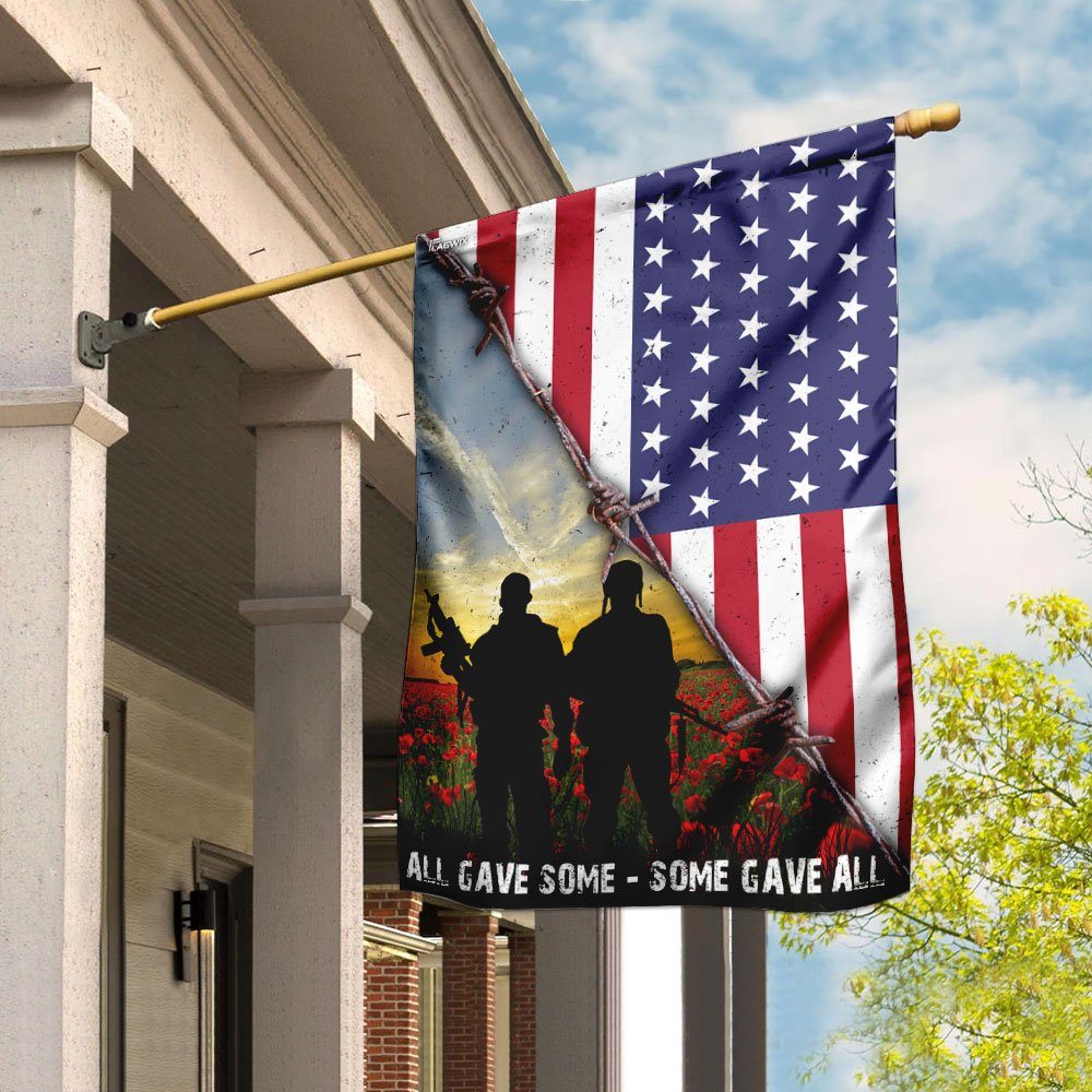 Veteran. All Gave Some – Some Gave All Flag