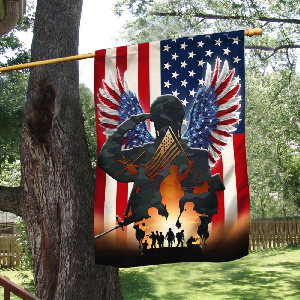 Veteran American Flag We Will Never Forget BNN251F