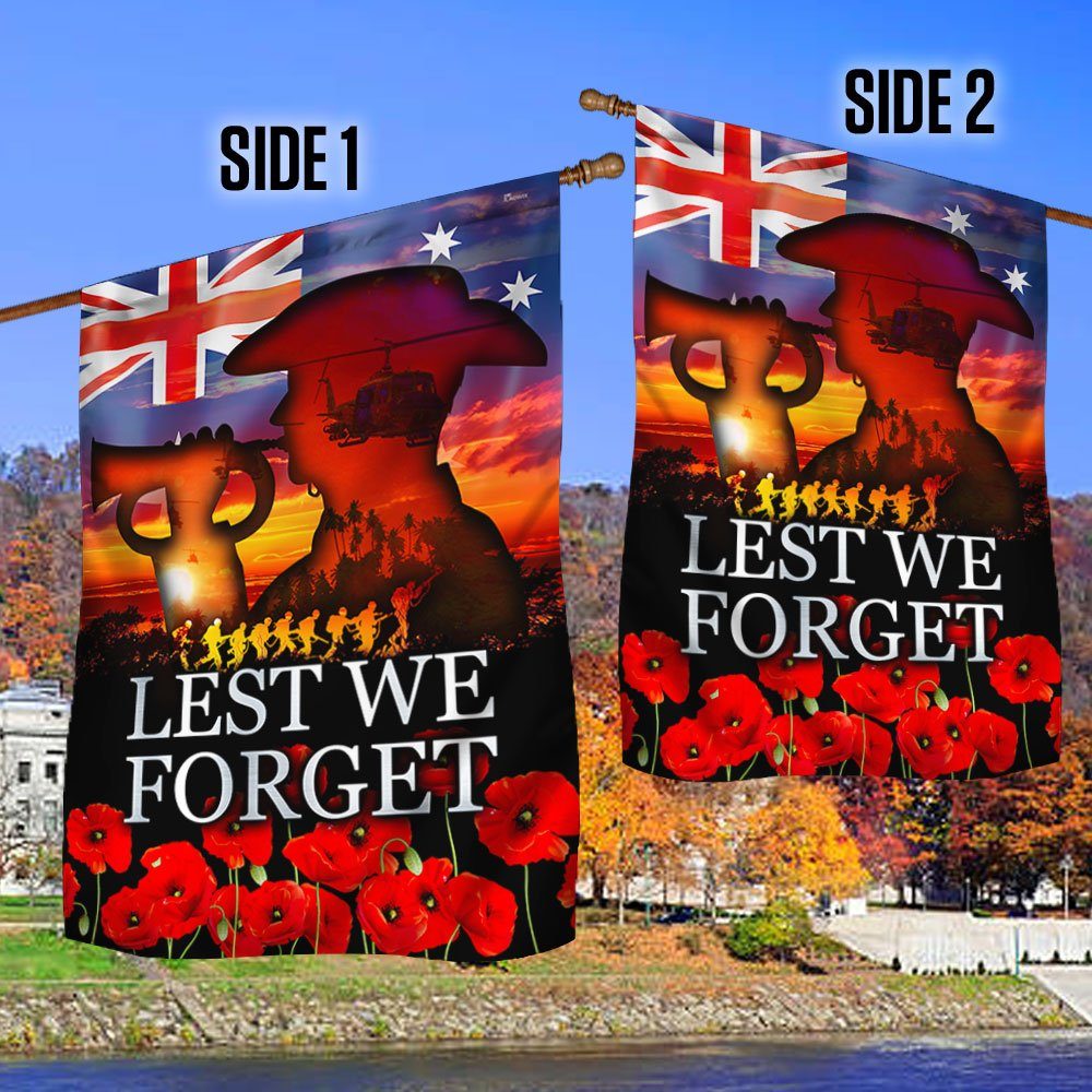 Veteran Australia Lest We Forget Australian Veteran Flag MLN488F