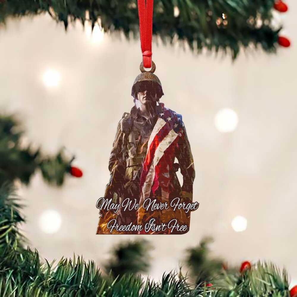 Veteran Custom – Shaped Ornament Not Free NNT123O