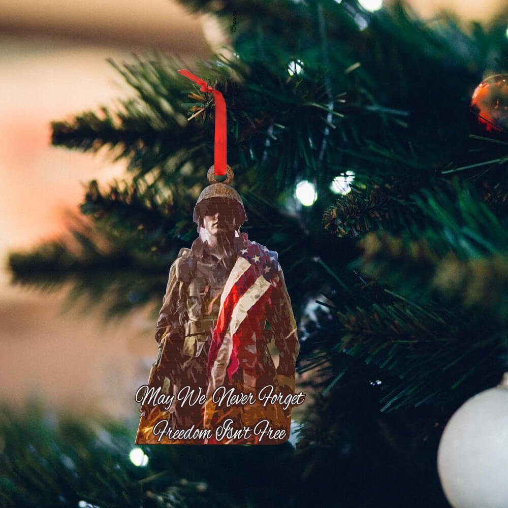 Veteran Custom – Shaped Ornament Not Free NNT123O