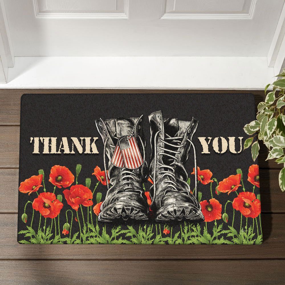 Veteran Doormat Thank You Doormat TRL1265DM