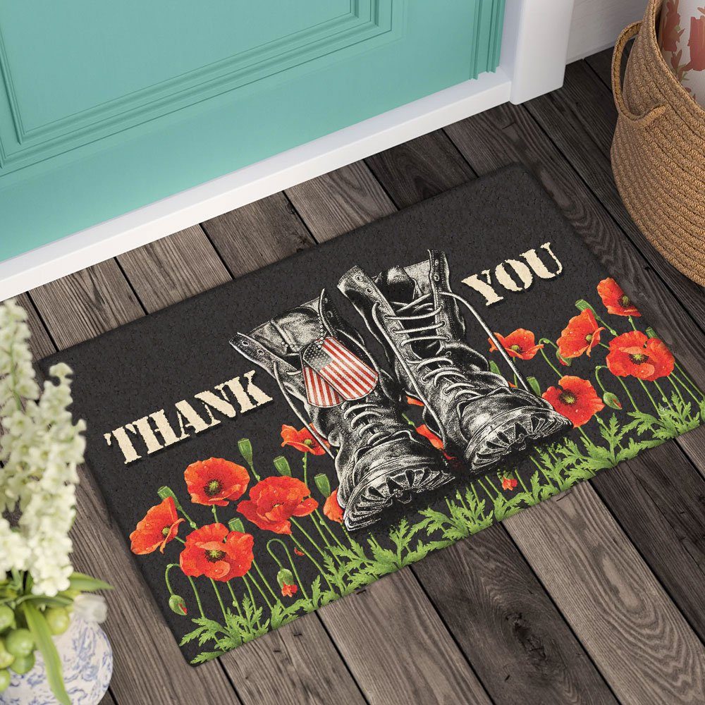 Veteran Doormat Thank You Doormat TRL1265DM