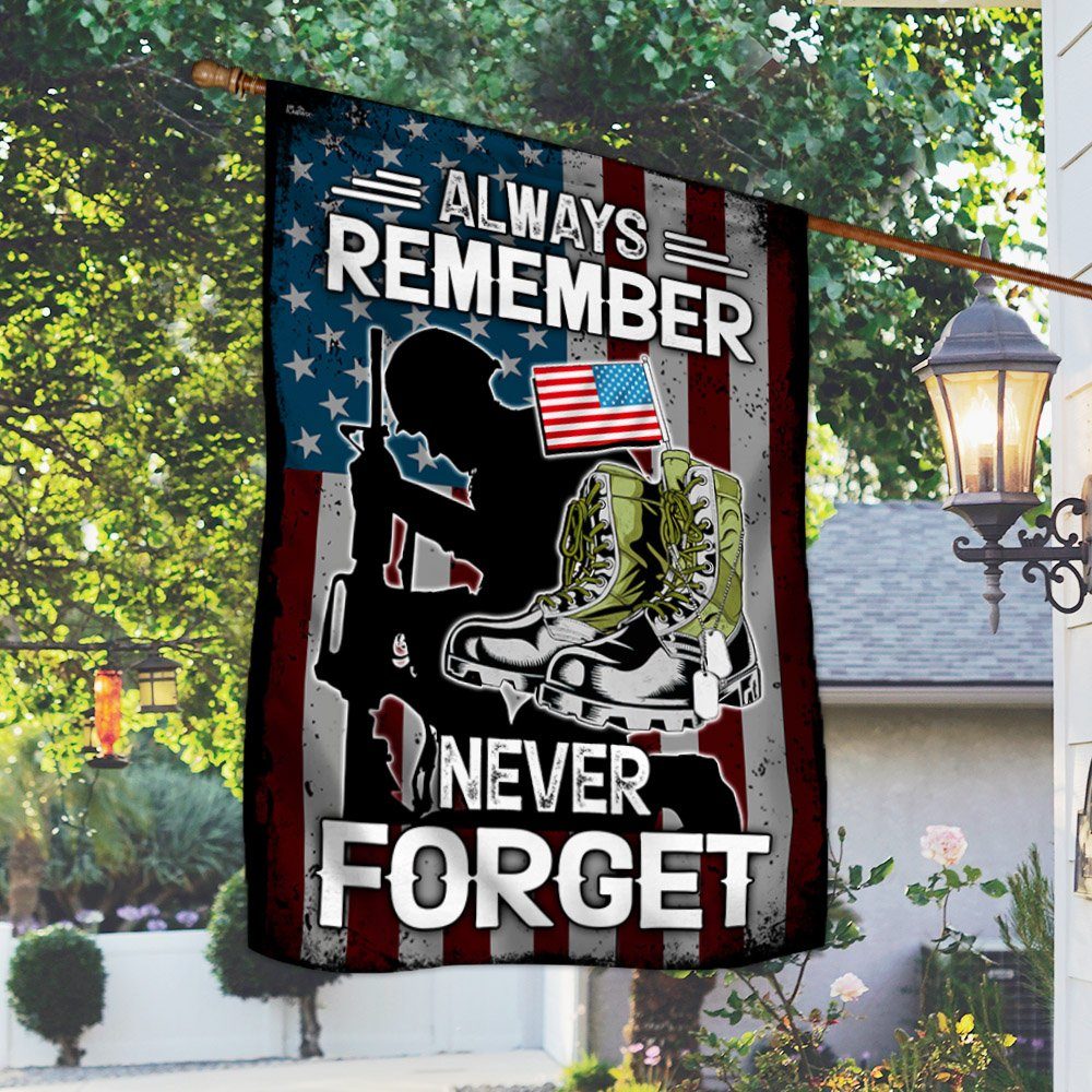 Veteran Flag Always Remember Never Forget MLH2078F