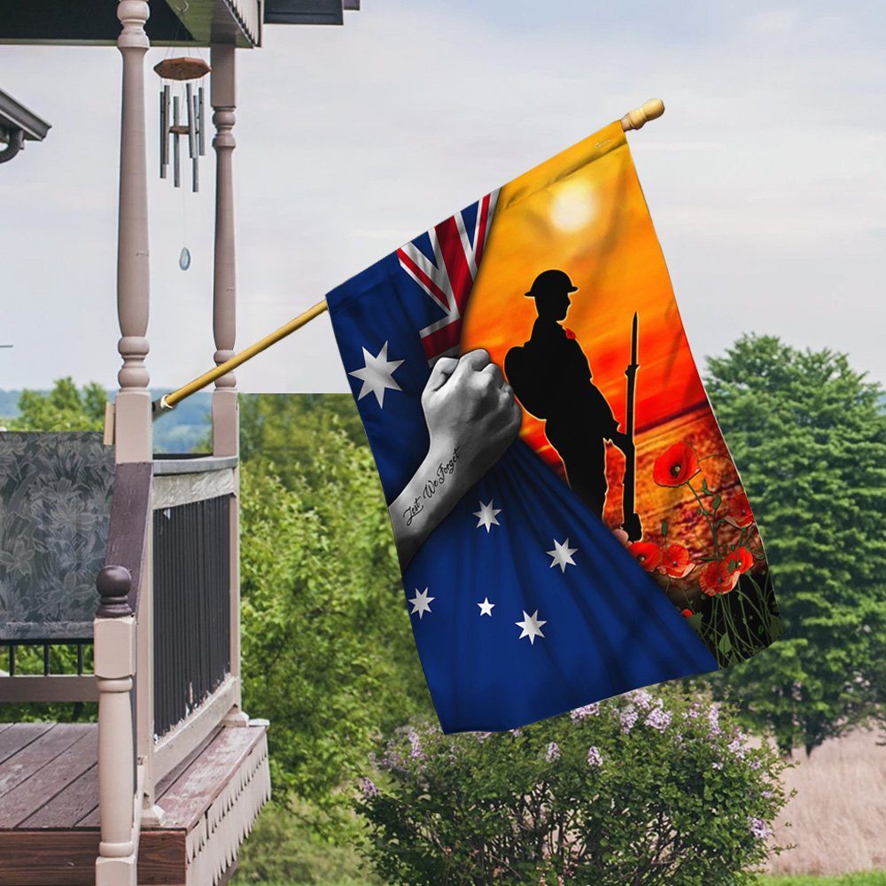 Veteran Flag Lest We Forget Australian Flag MLH1849F