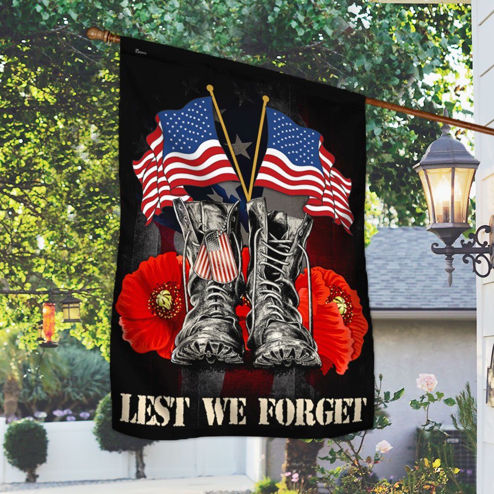 Veteran Flag Lest We Forget Flag TRL1268F