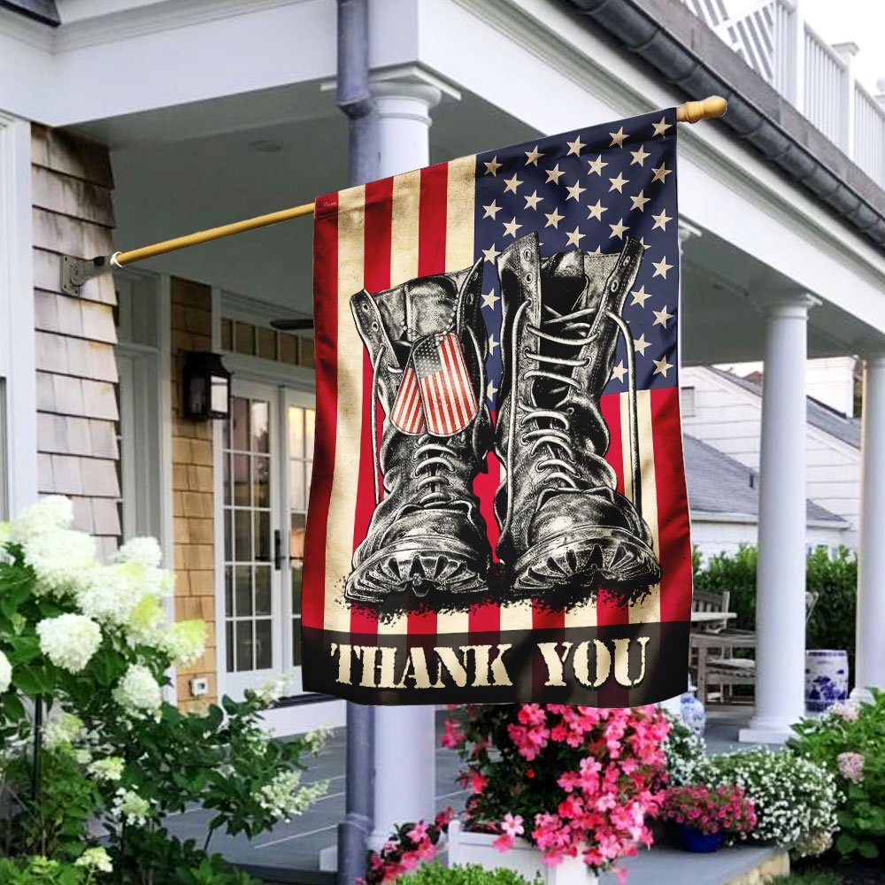 Veteran Flag Thank You Veteran American U.S. Flag TRL1202F