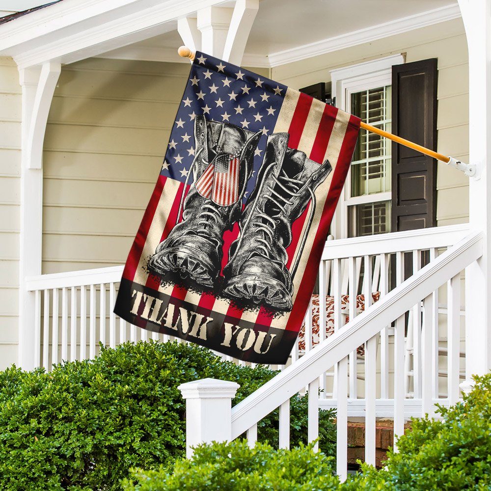 Veteran Flag Thank You Veteran American U.S. Flag TRL1202F