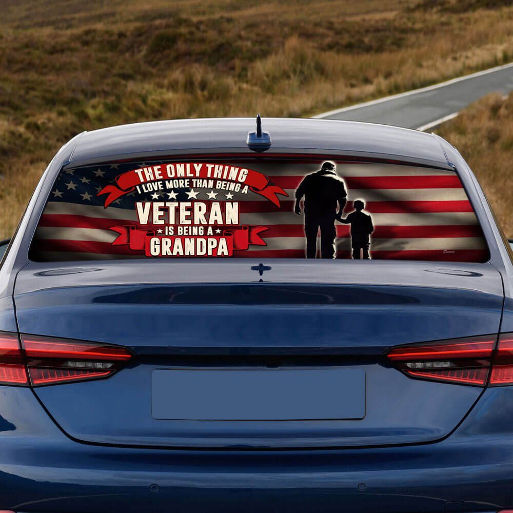 Veteran Grandpa Rear Window Decal THB3847CD