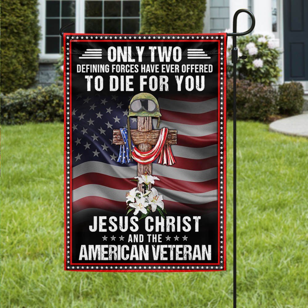 Veteran Owe To Jesus Christ and the American Veteran Flag MLN1194F