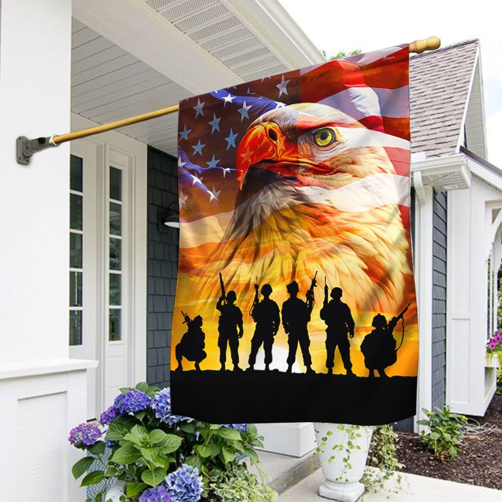 Veterans Flag, US Military QNN824F