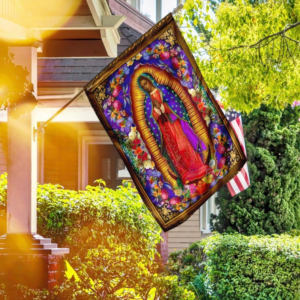 Virgin Of Guadalupe Flag