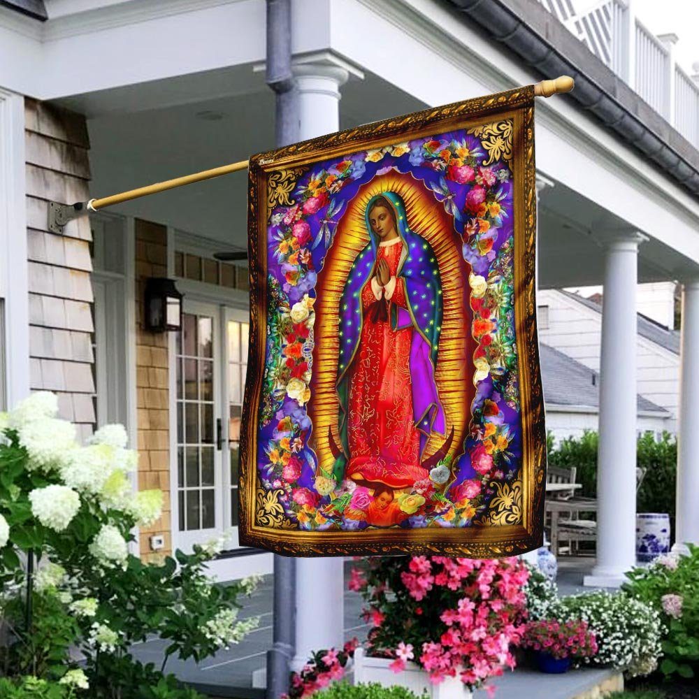 Virgin Of Guadalupe Flag