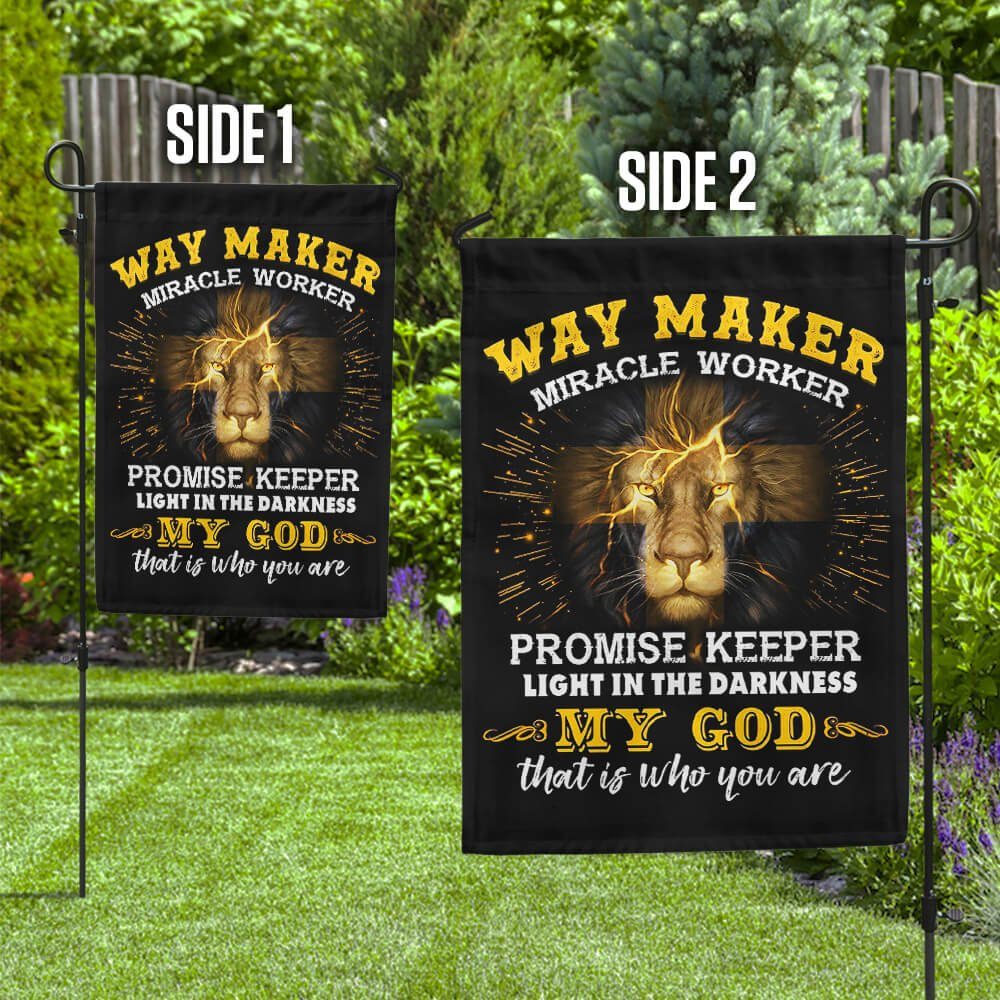 Way Maker, Miracle Worker God Flag