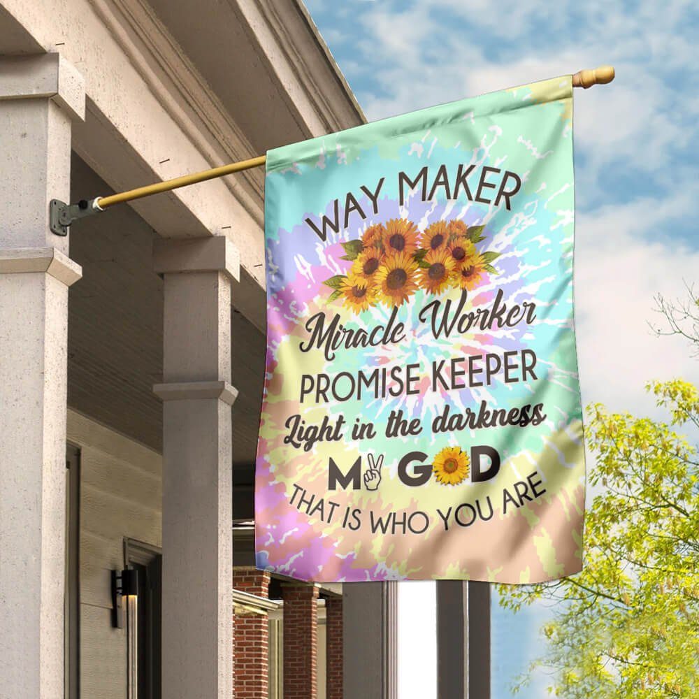 Way Maker, Miracle Worker God Flag