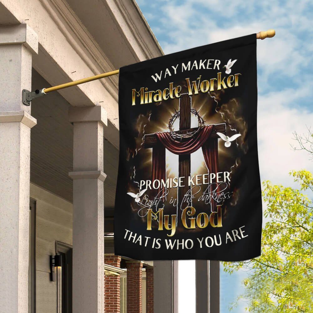 Way Maker, Miracle Worker God Flag