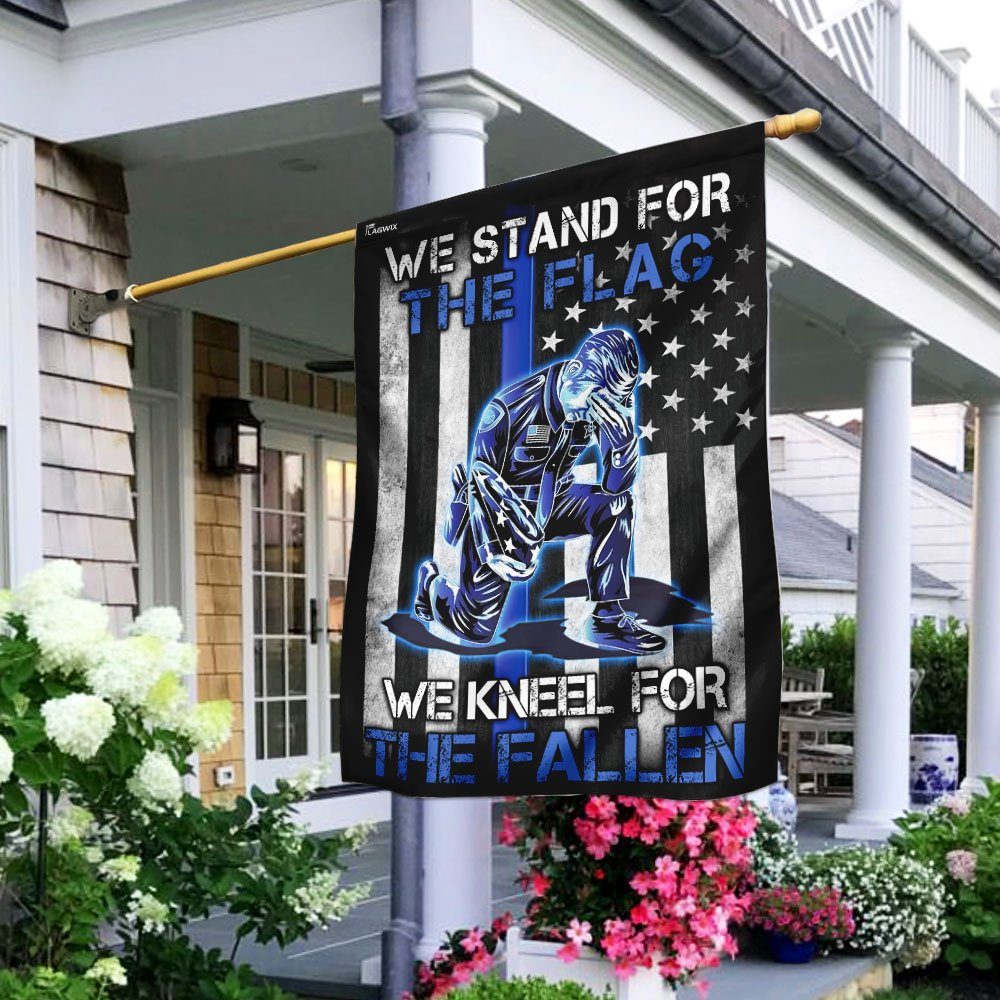 We Stand For The Flag – Back The Blue  Flag