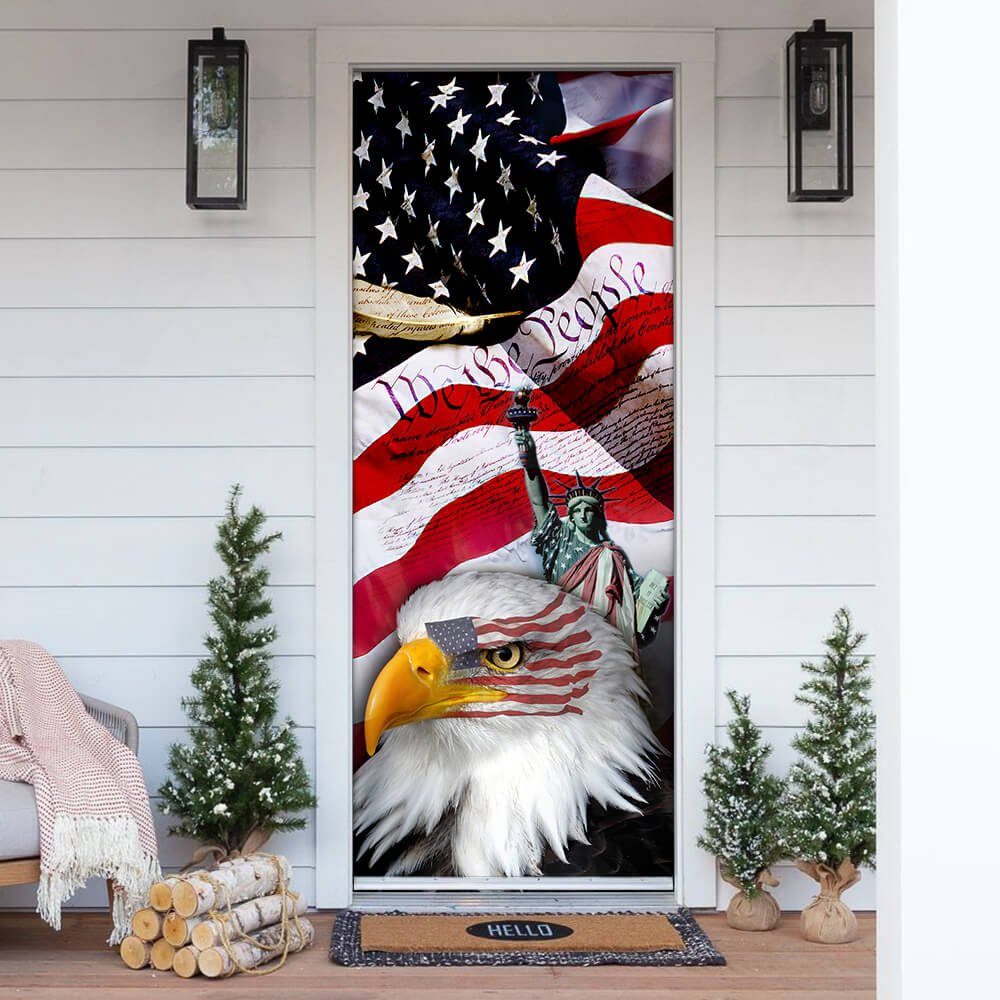 We The People America Door Cover