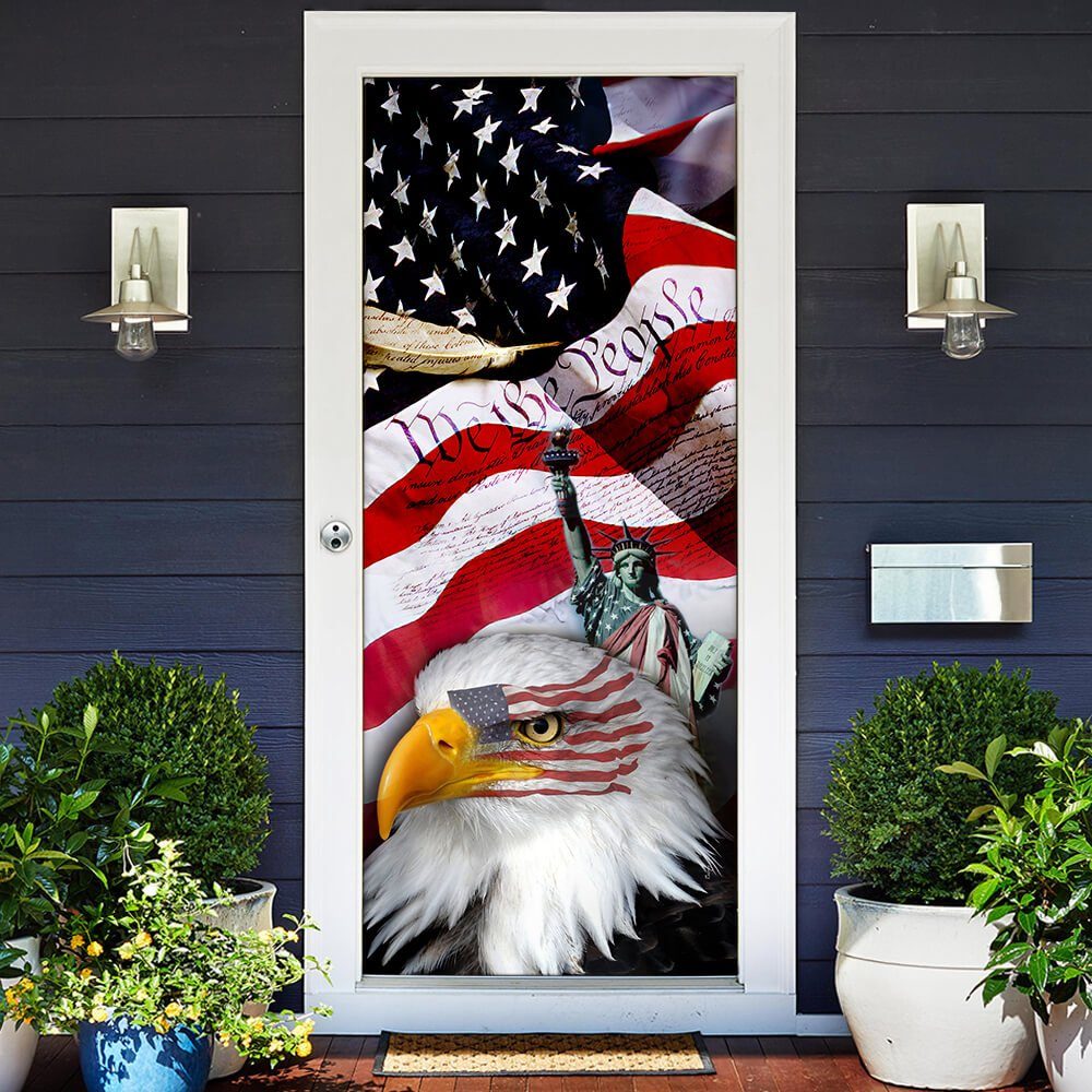 We The People America Door Cover