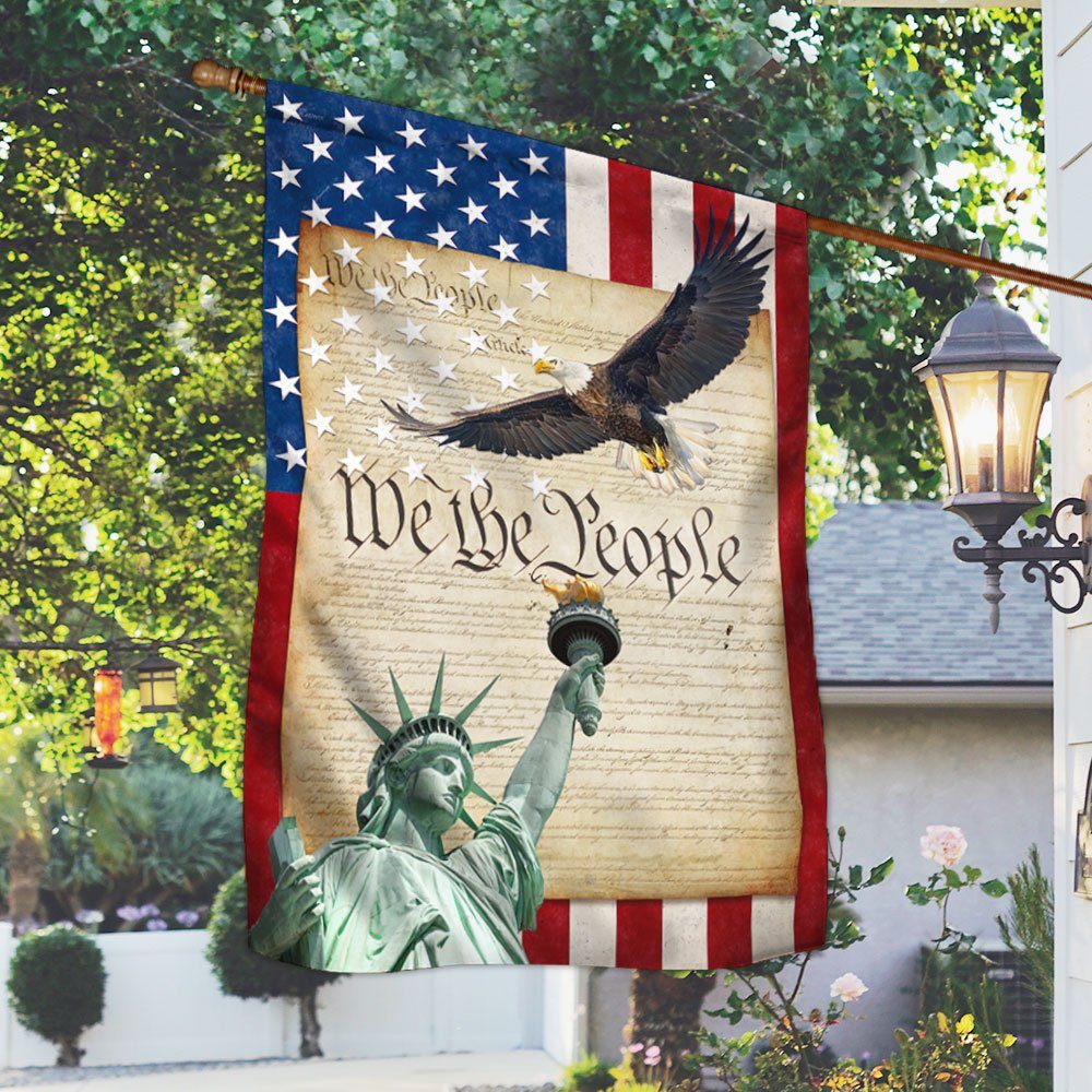 We The People American Patriot Eagle Flag TQN388F