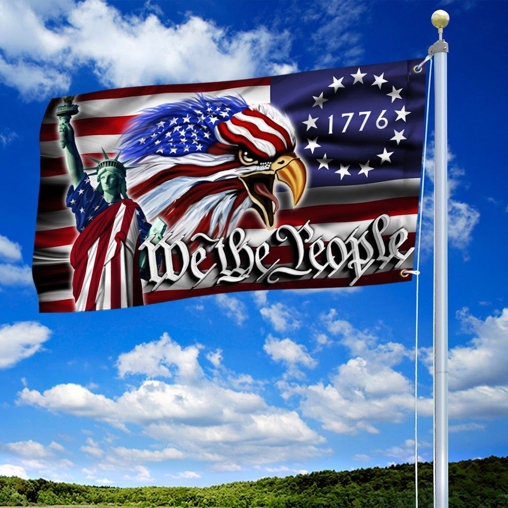 We The People Betsy Ross 1776 Grommet Flag TQN100GF