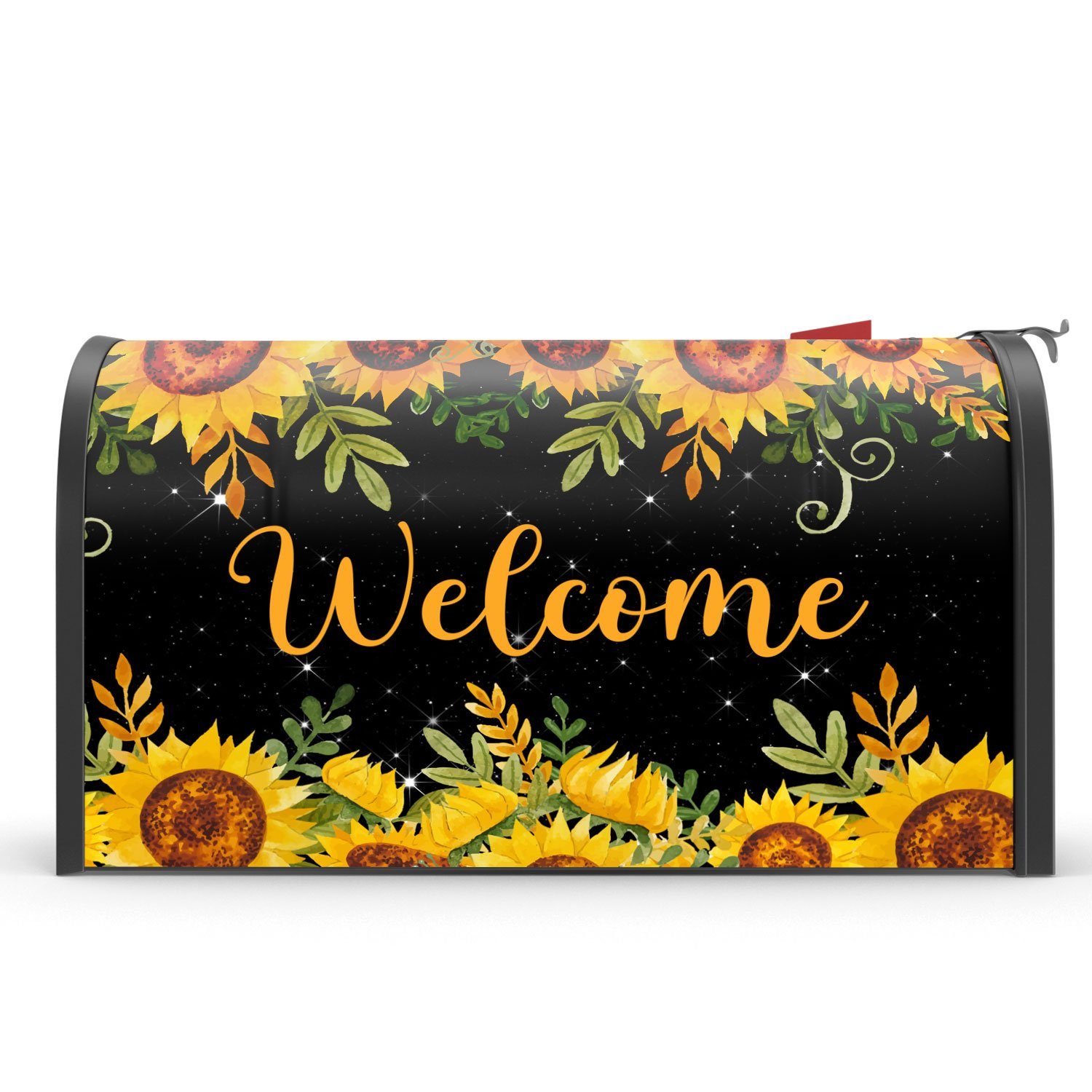 Welcome Sunflower Mailbox Cover TQN635MB